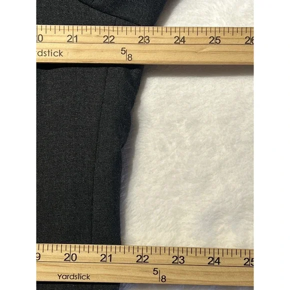 Stafford 46R 33x28.5 Solid Charcoal Gray Suit Nailhead - Picture 12 of 16